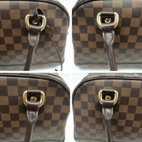 100% Authentic Louis Vuitton Duomo Damier Ebene Canvas Hand Bag - Picture 7 of 12
